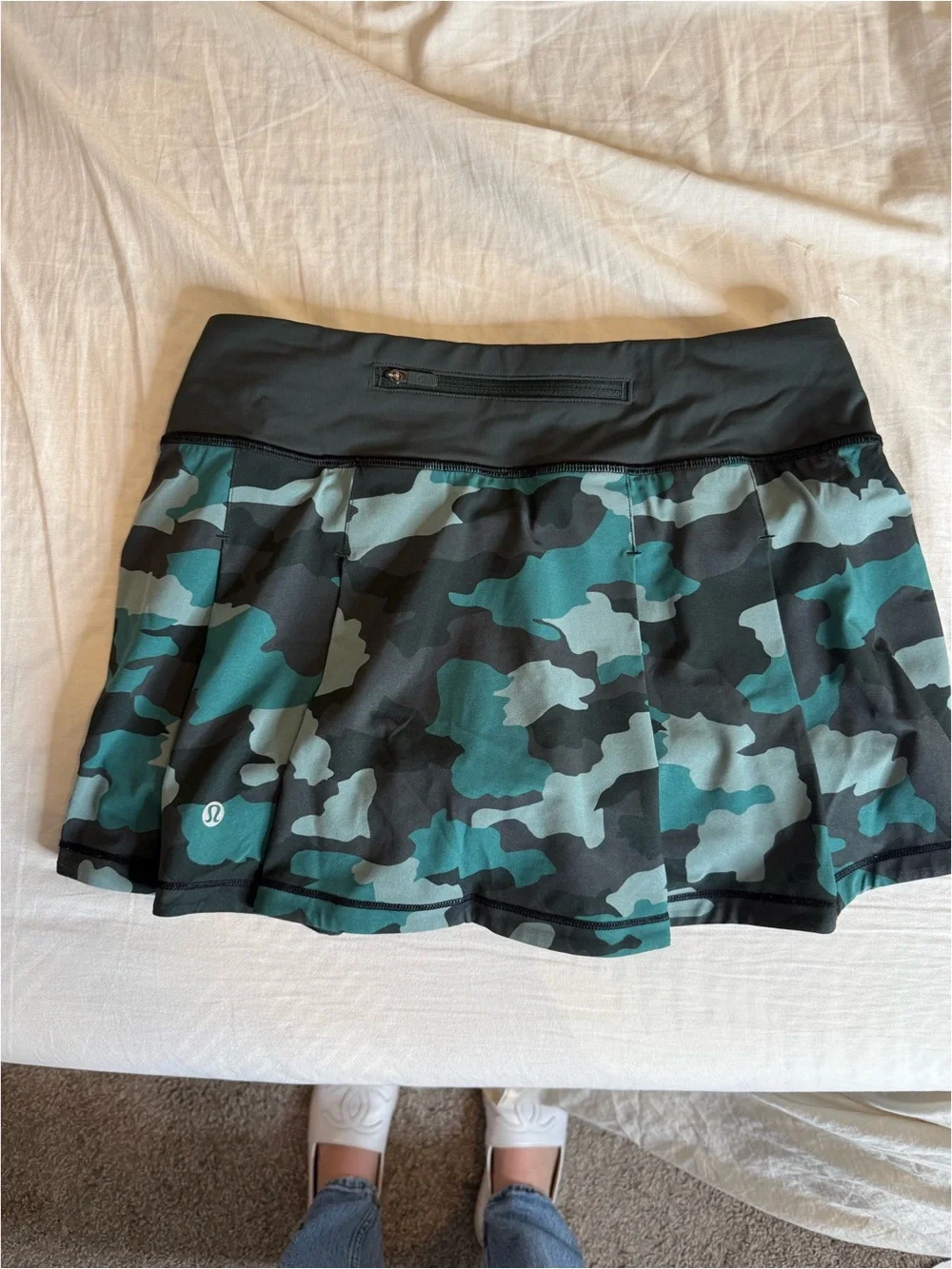 lululemon athletica Teal & Black Camo Athletic Skirt - Picture 3 of 4